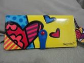 CARTEIRA LONGA CORAÇÕES AMARELO - by Romero Britto